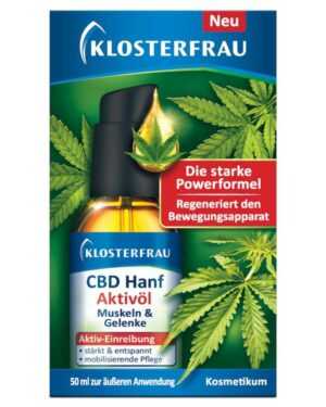 KLOSTERFRAU CBD Hanf Aktivöl Muskeln & Gelenke