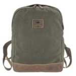 Greenburry Tagesrucksack "Vintage Hemp", Rucksack, BackPack, DayPack, aus Hanf und Leder