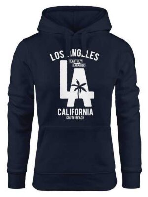 Neverless Hoodie "Hoodie Damen Los Angeles California LA Palme Sweatshirt Kapuze Hoody Neverless®"