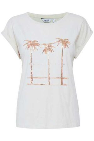 b.young T-Shirt "BYSAMIA PALM TSHIRT - 20810061" T-Shirt mit Print