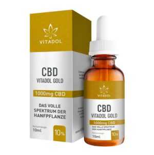 Gold Bio CBD Öl mit 10% von Vitadol