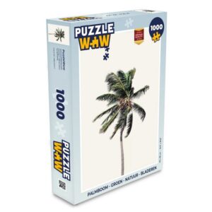 MuchoWow Puzzle Palme - Grün - Natur - Blätter, 1000 Puzzleteile, Foto-Puzzle, Bilderrätsel, Puzzlespiele, Klassisch