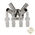 4 x Glasschliffadapter Clear EYE 18/8Hinweis: Die abgebildete Base gehört nicht zum Lieferumfang.