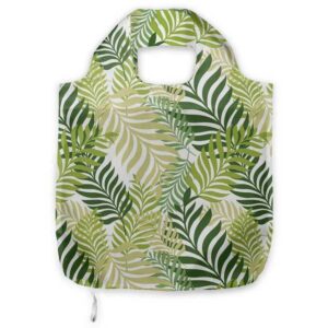 Abakuhaus Tragetasche Praktische Einkaufstaschen Umweltfreundliche Wiederverwendbare, Frühling Tropic exotische Palmen