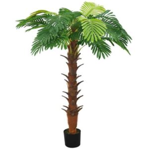 Maison Exclusive - Künstliche Palme Cycas mit Topf 160 cm Grün - Grün