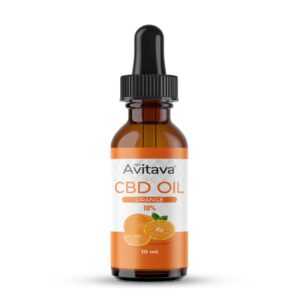 Avitava Orange 10% CBD Öl im Vollspektrum