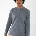 Basic Henley Hemd aus Hanf & Bio Baumwolle