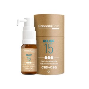 CannabiGold® Relief 15 Cbd- und CBG-Öl