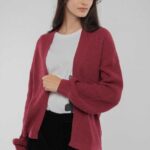 Cardigan aus Hanf & Bio Baumwolle