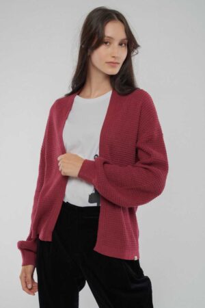 Cardigan aus Hanf & Bio Baumwolle