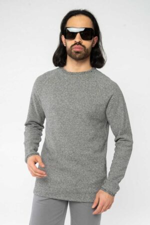 Gestreifter Sweater aus Hanf & Bio Baumwolle