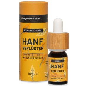 Hanfgeflüster Goldenes CBD Öl 10%