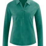 HempAge Blusenshirt HempAge Damen Blusen-Shirt Hanf/Bio-Baumwolle