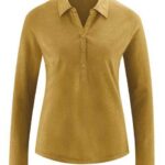 HempAge Blusenshirt HempAge Damen Blusen-Shirt Hanf/Bio-Baumwolle