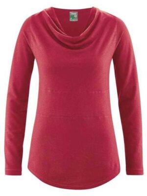 HempAge Langarmshirt HempAge Damen Langarm-Shirt Rhianna Hanf/Bio-Baumwolle