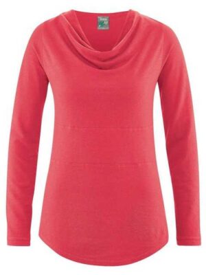 HempAge Langarmshirt HempAge Damen Langarm-Shirt Rhianna Hanf/Bio-Baumwolle