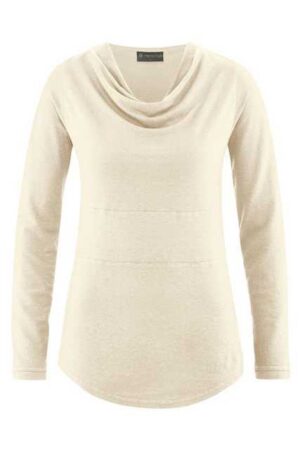 HempAge Langarmshirt HempAge Damen Langarm-Shirt Rhianna Hanf/Bio-Baumwolle