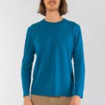 Leichtes Basic Longsleeve aus Hanf & Bio Baumwolle