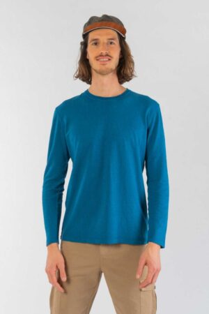 Leichtes Basic Longsleeve aus Hanf & Bio Baumwolle