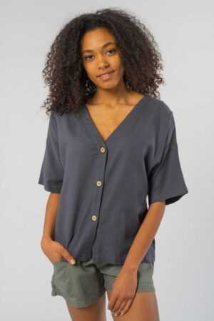 Market Shirt aus Bio Baumwolle & Hanf