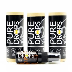 Pure Drops CBD ÖL 3er Bundle (2+1 Gratis) aus Österreich 20% CBD Vollspektrum