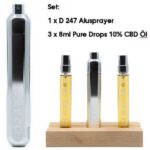 Pure Drops meets D247 - CBD ÖL 10% Gold Edition 3 x 8ml aus Österreich