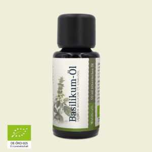 BIO Ätherisches Basilikum-Öl (Linalool) - 10ml