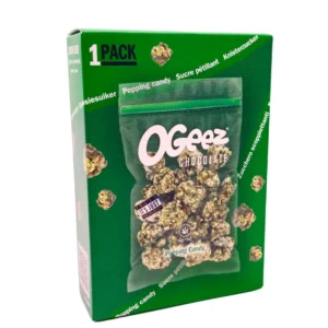 OGeez Chocolate Popping Candy bietet eine einzigartige Kombination aus weißer Schokolade