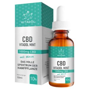 Vitadol Mint Bio Öl mit 10% CBD