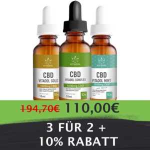 Vitadol 3 für 2 (Gold 10, Complex 10, Mint 10)